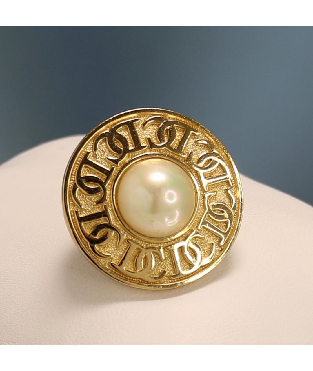 CHRISTIAN DIOR Золотая позолоченная булавка / брошь, фото 8