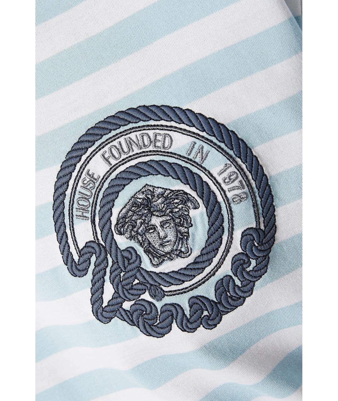 VERSACE Мульти хлопковая футболка, фото 3