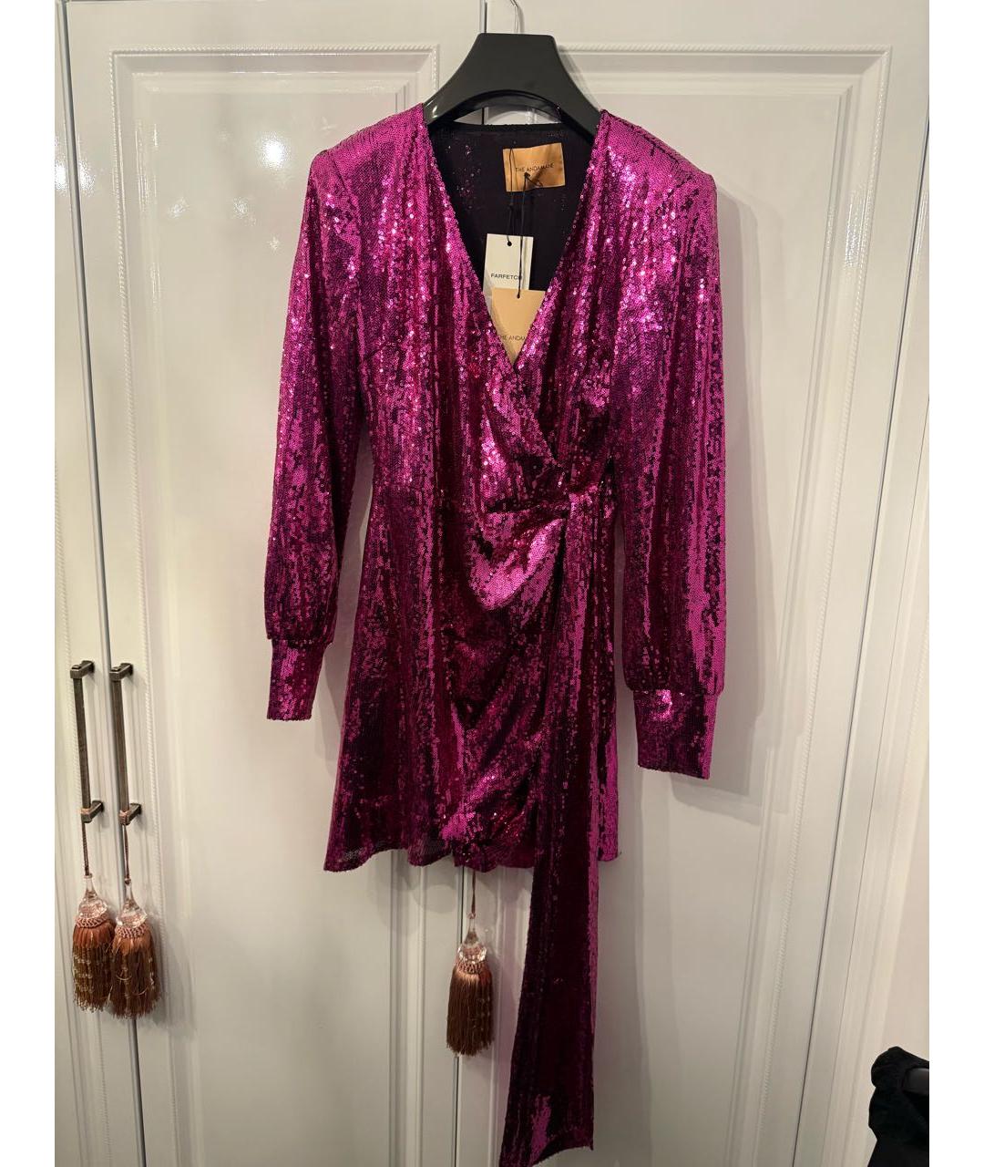 THE ANDAMANE Фуксия платье, фото 6