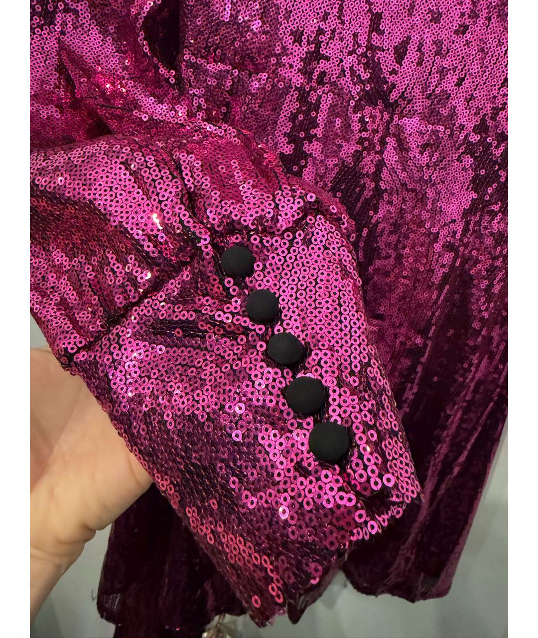 THE ANDAMANE Фуксия платье, фото 5