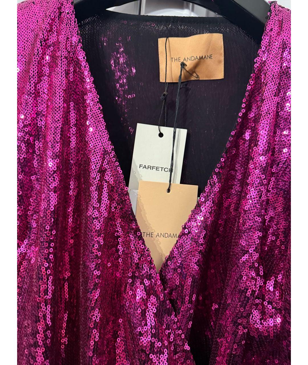 THE ANDAMANE Фуксия платье, фото 2