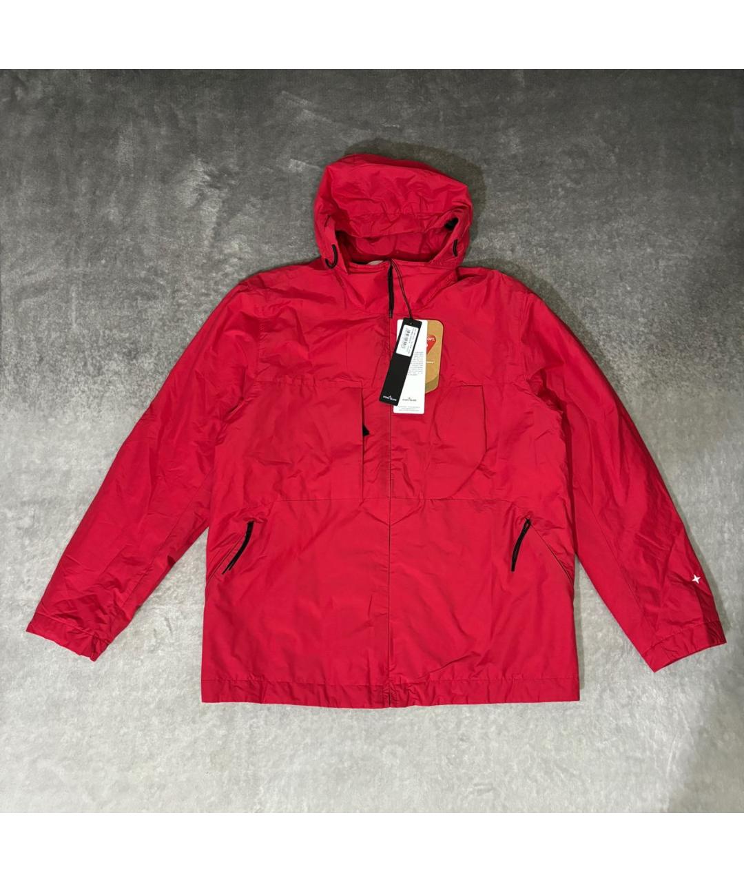 STONE ISLAND Красная полиэстеровая куртка, фото 9