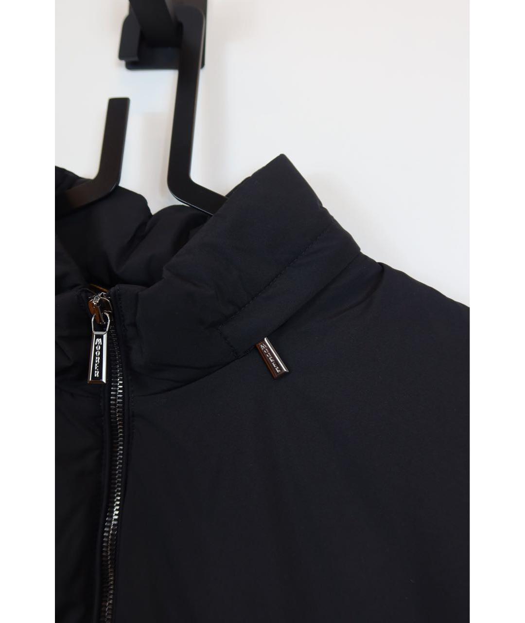 MOORER Черная куртка, фото 5
