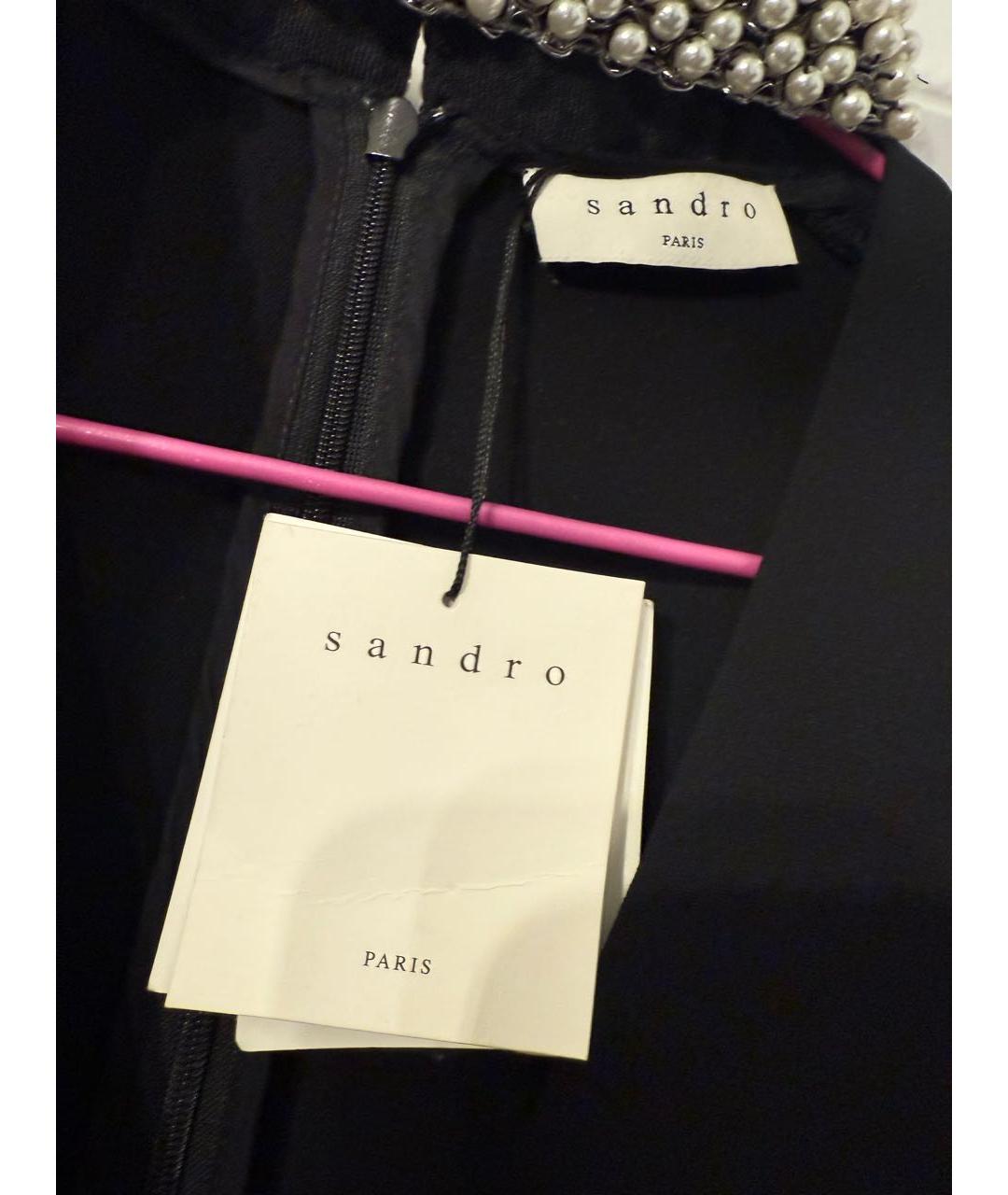 SANDRO Черное платье, фото 3