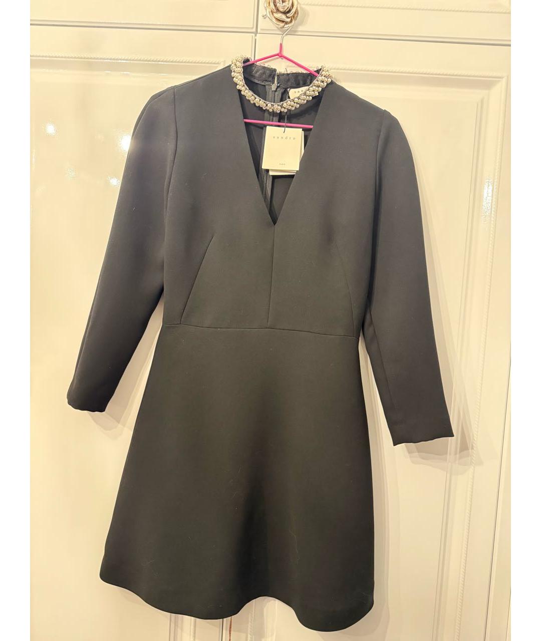 SANDRO Черное платье, фото 6
