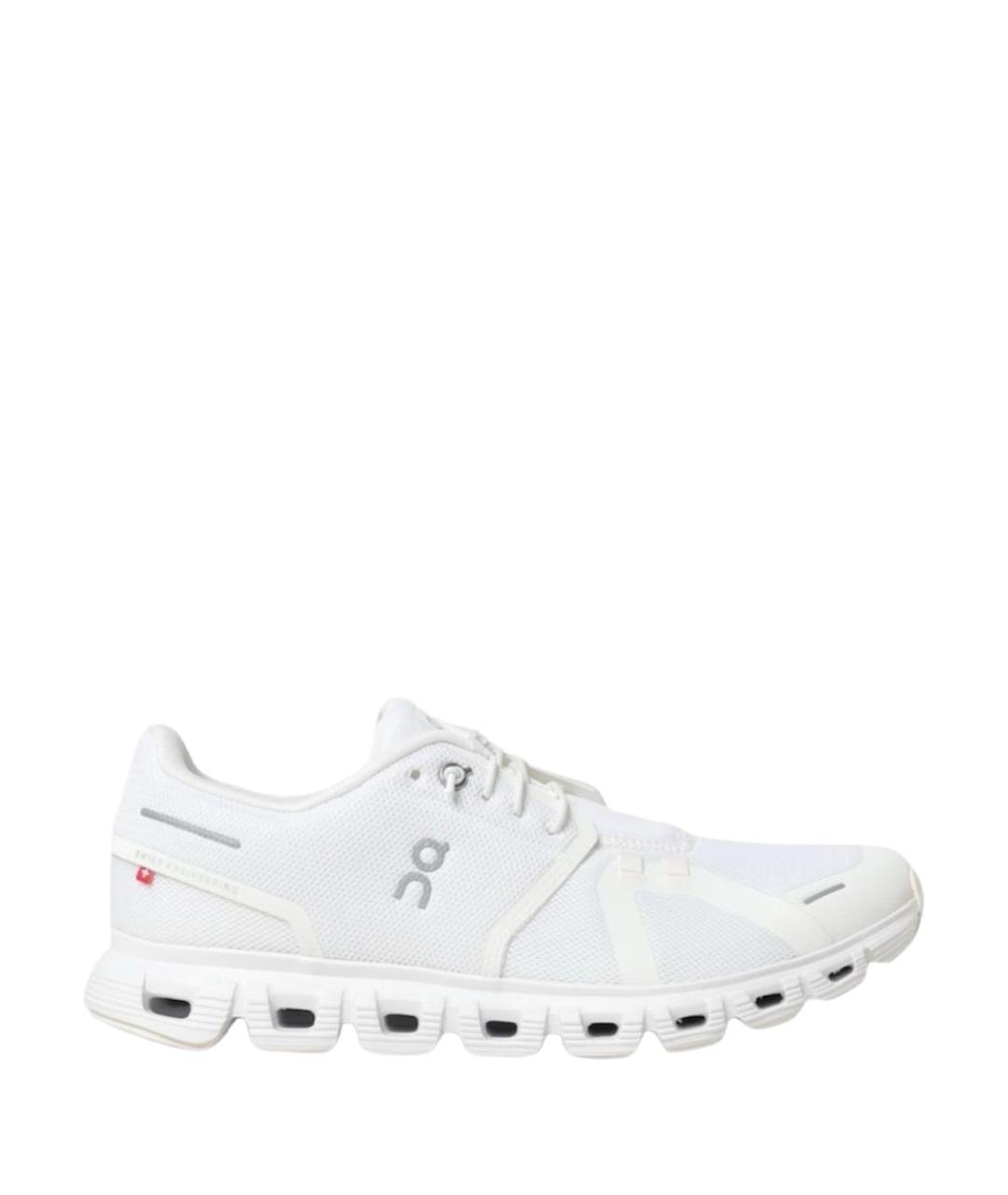 ON Белые текстильные низкие кроссовки / кеды, фото 1