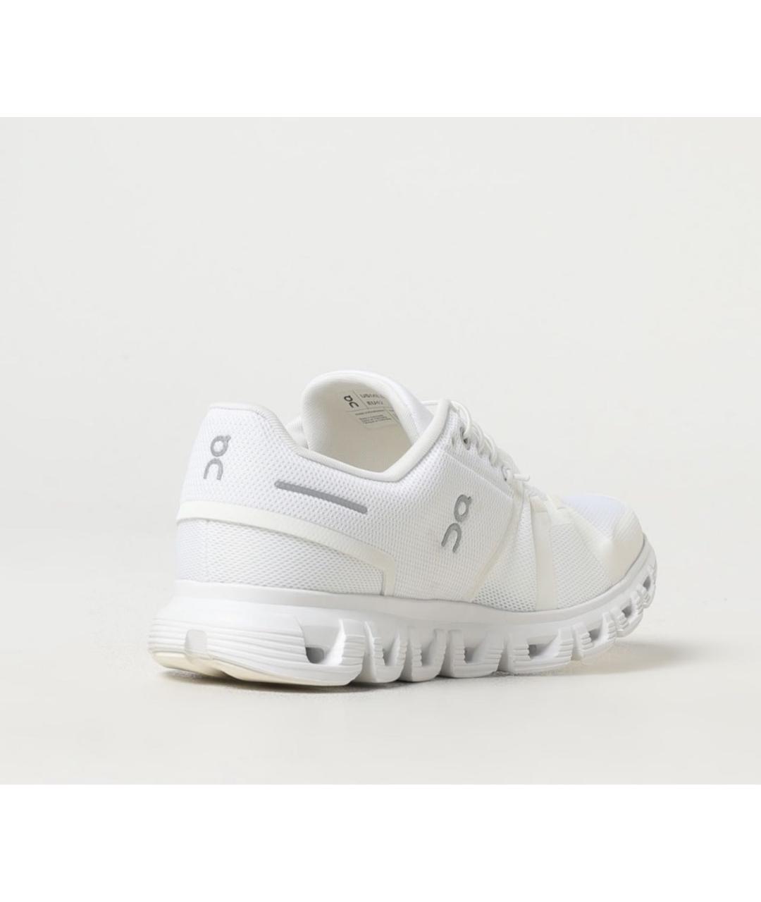 ON Белые текстильные низкие кроссовки / кеды, фото 3