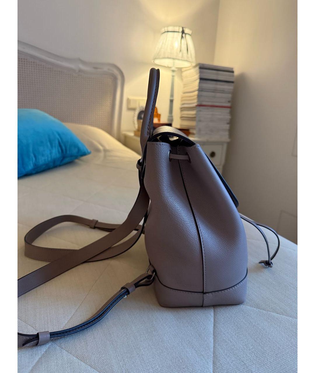 LOUIS VUITTON Розовый кожаный рюкзак, фото 2