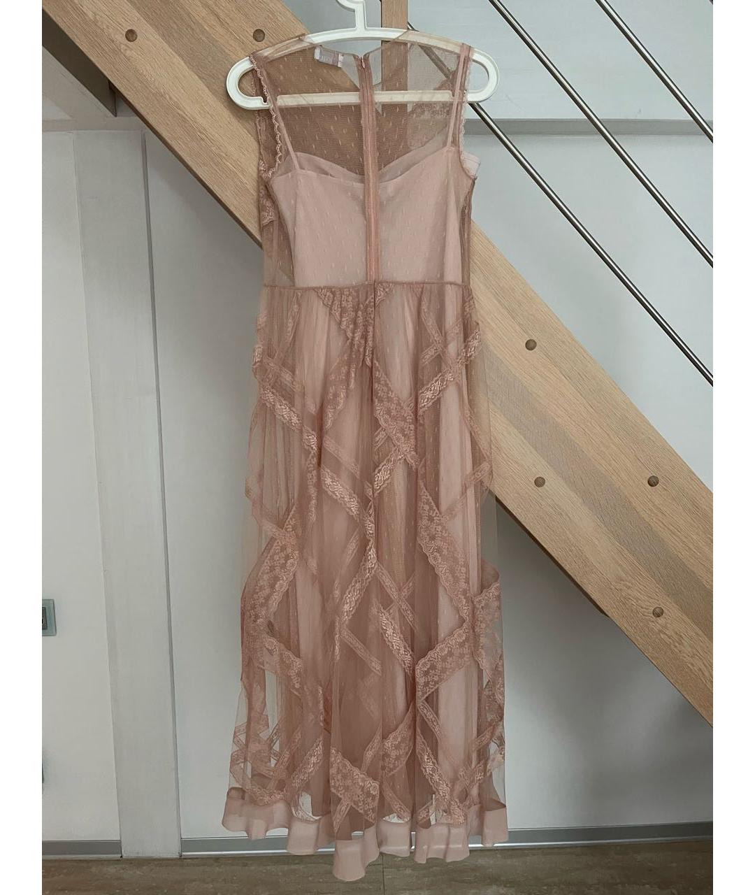 RED VALENTINO Коралловое полиэстеровое вечернее платье, фото 2