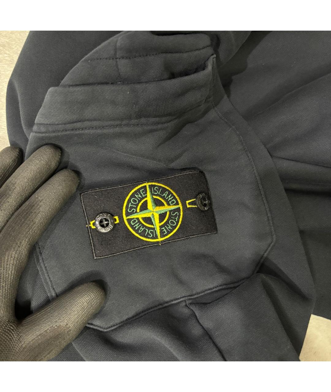 STONE ISLAND Хлопковые повседневные брюки, фото 3