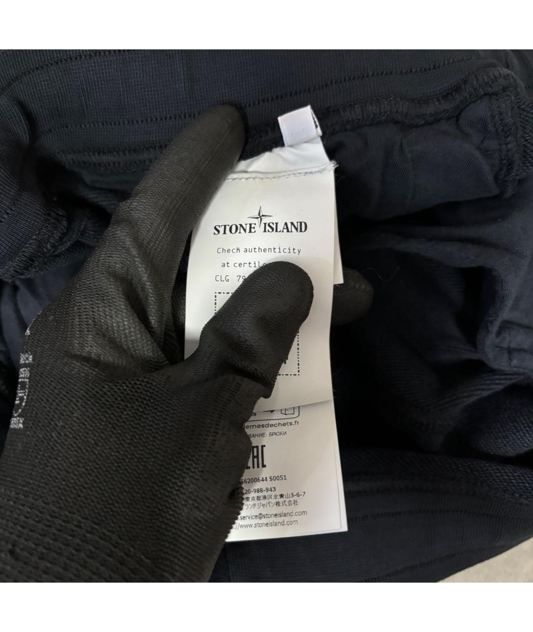 STONE ISLAND Хлопковые повседневные брюки, фото 6