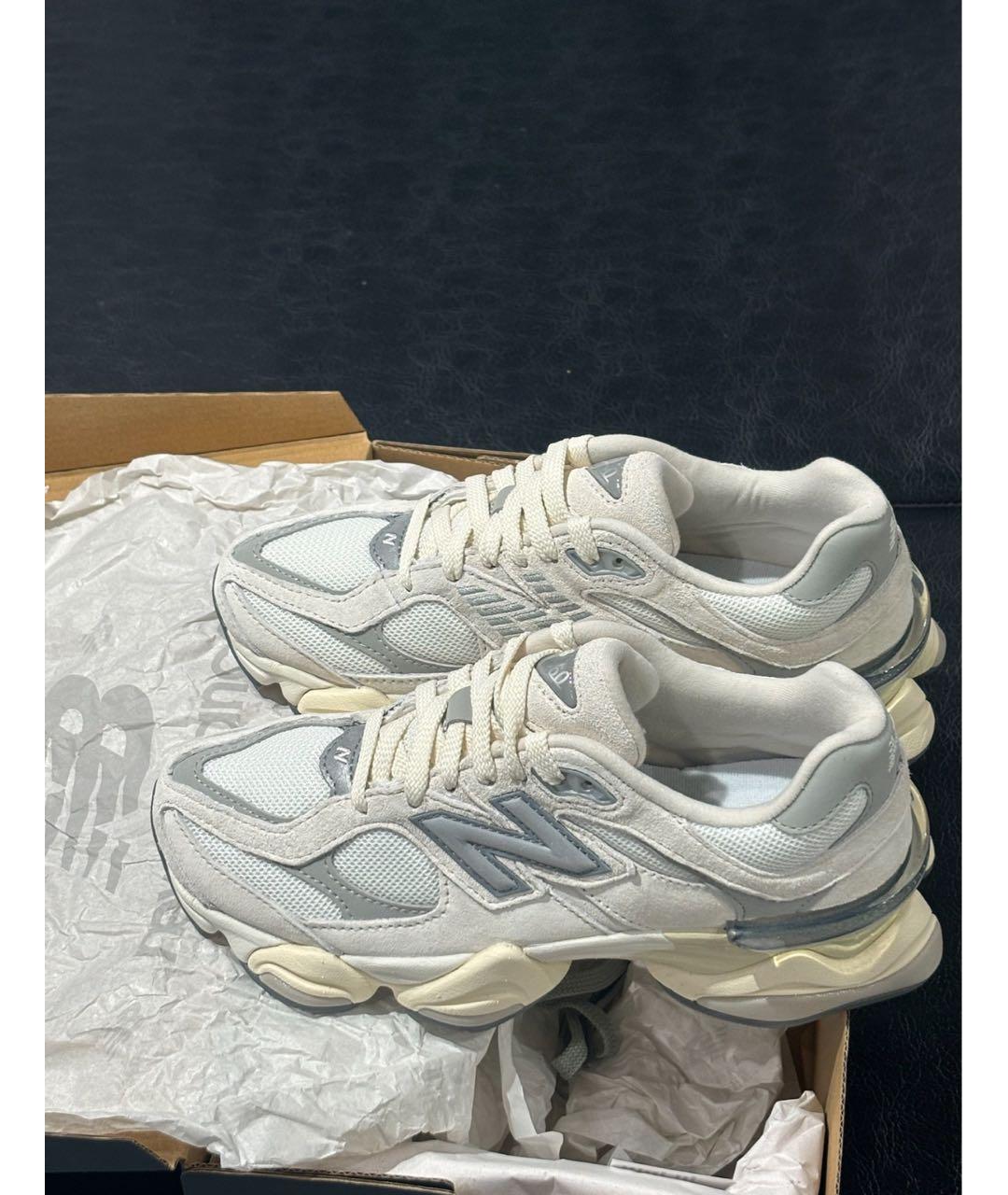 NEW BALANCE Бежевые текстильные низкие кроссовки / кеды, фото 7