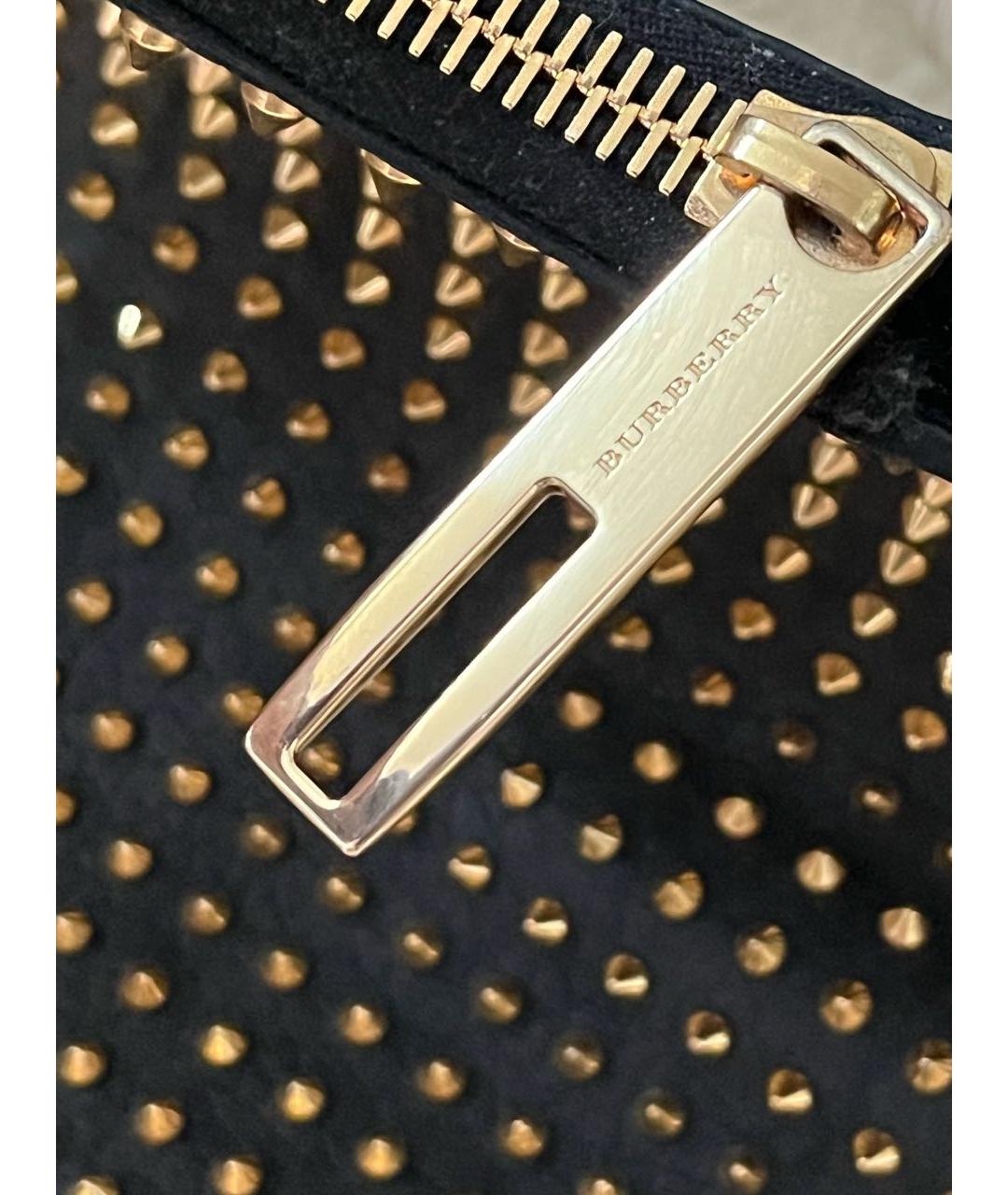 BURBERRY Черная кожаная папка для документов, фото 4