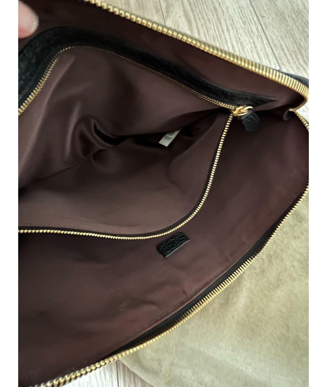 BURBERRY Черная кожаная папка для документов, фото 6