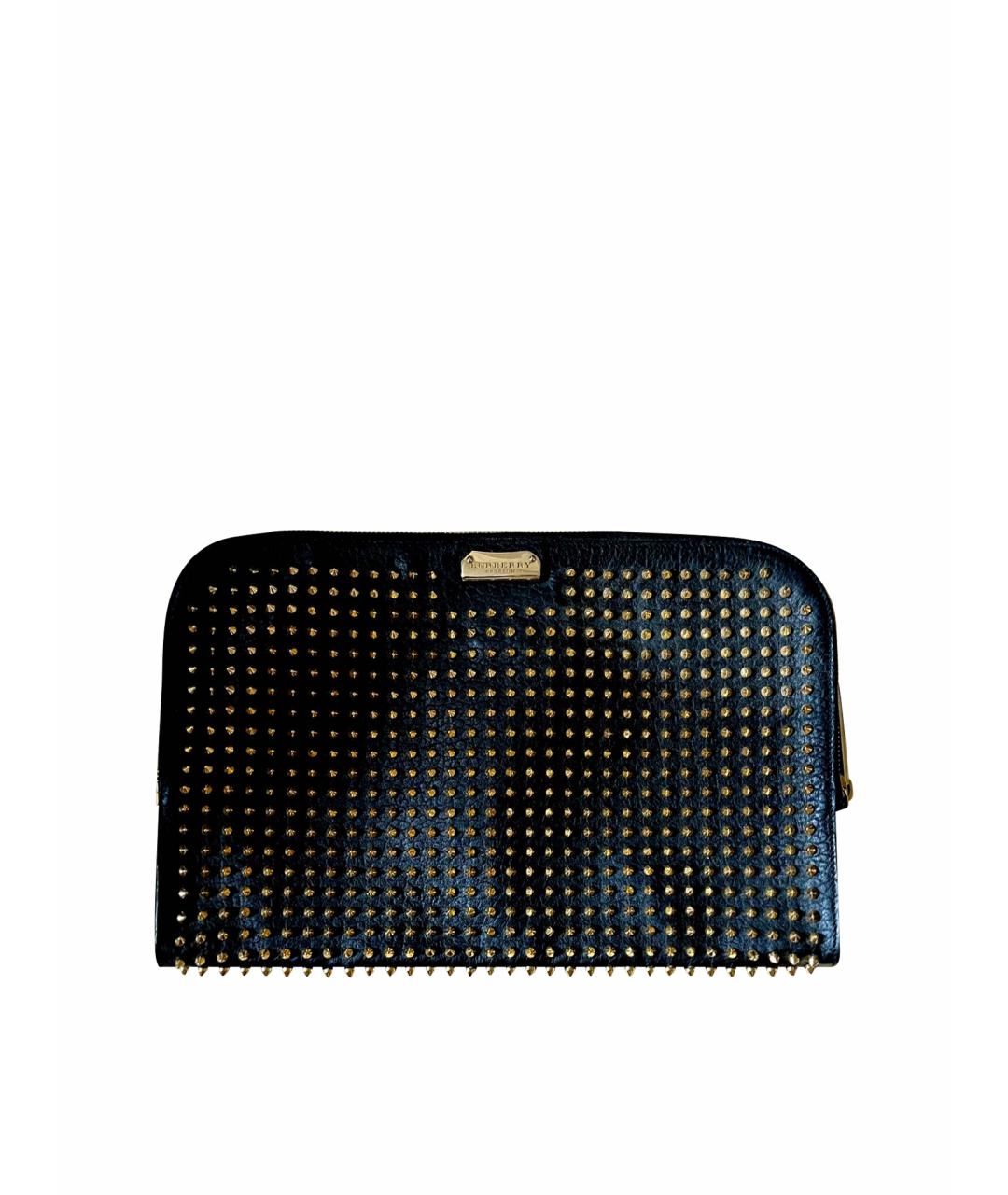 BURBERRY Черная кожаная папка для документов, фото 1