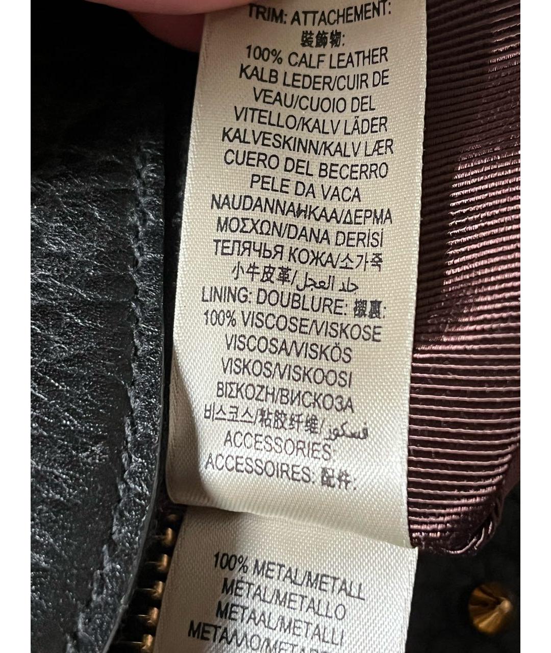 BURBERRY Черная кожаная папка для документов, фото 7