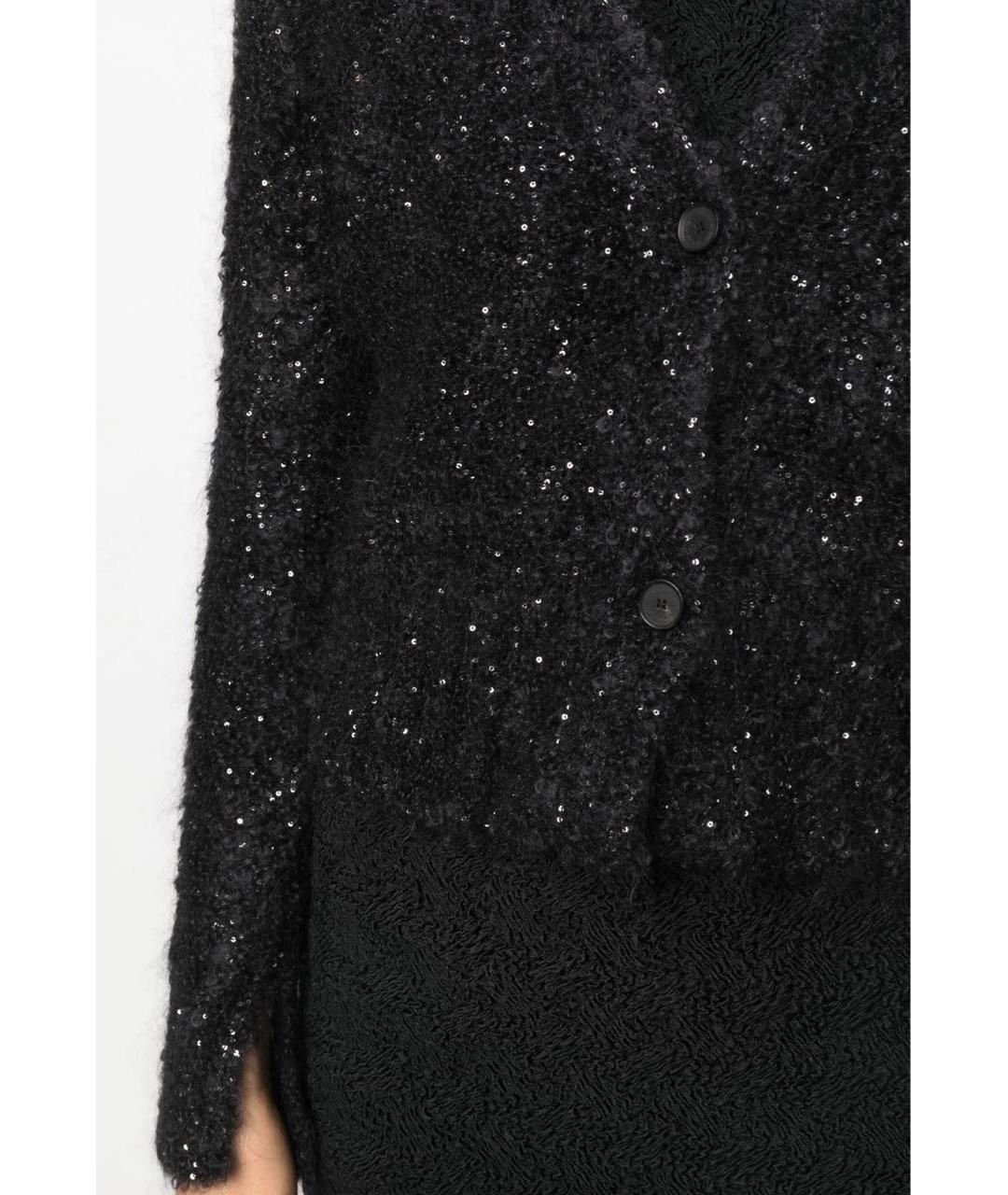 FABIANA FILIPPI Черный хлопковый кардиган, фото 5