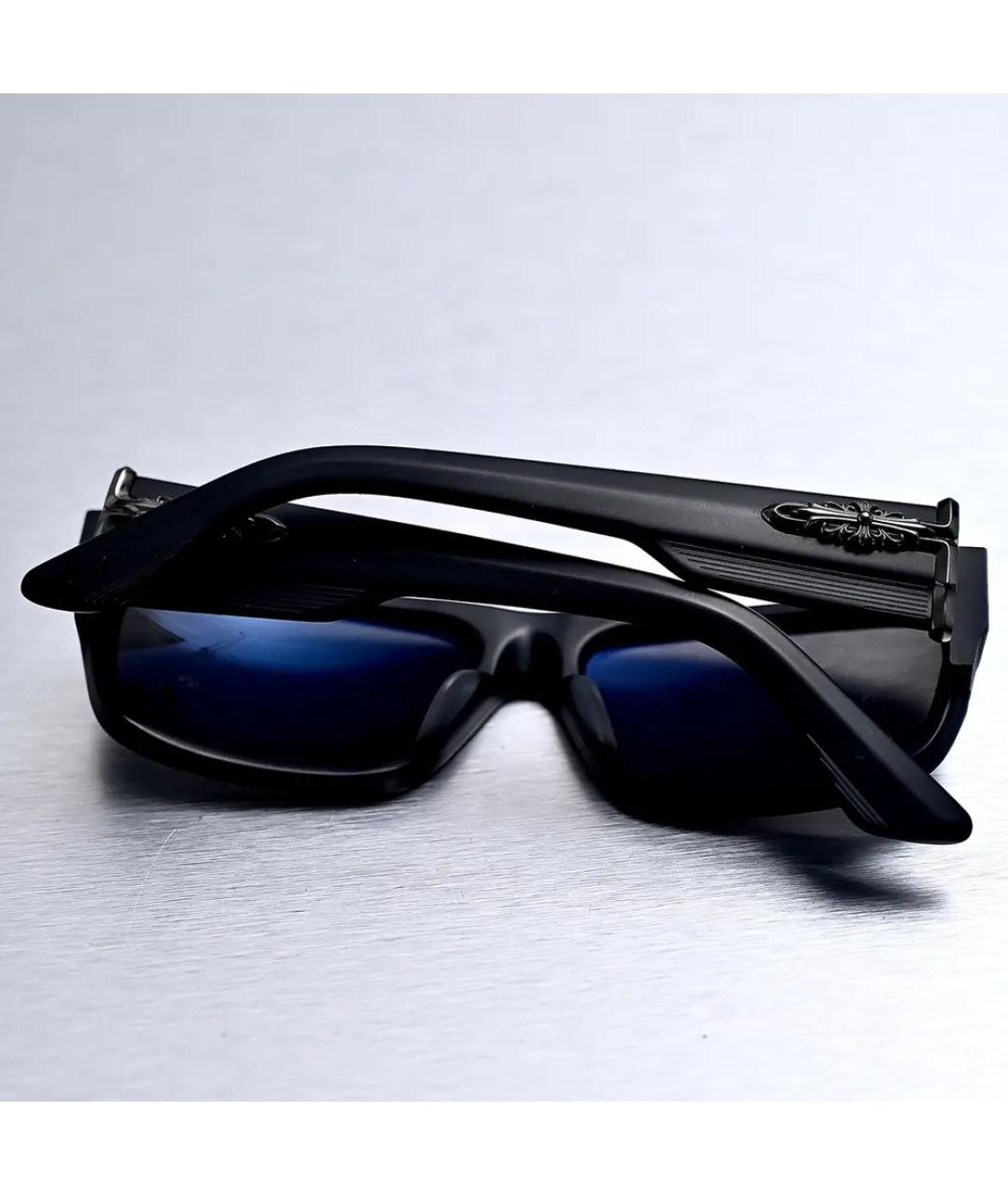 CHROME HEARTS Черные пластиковые солнцезащитные очки, фото 5