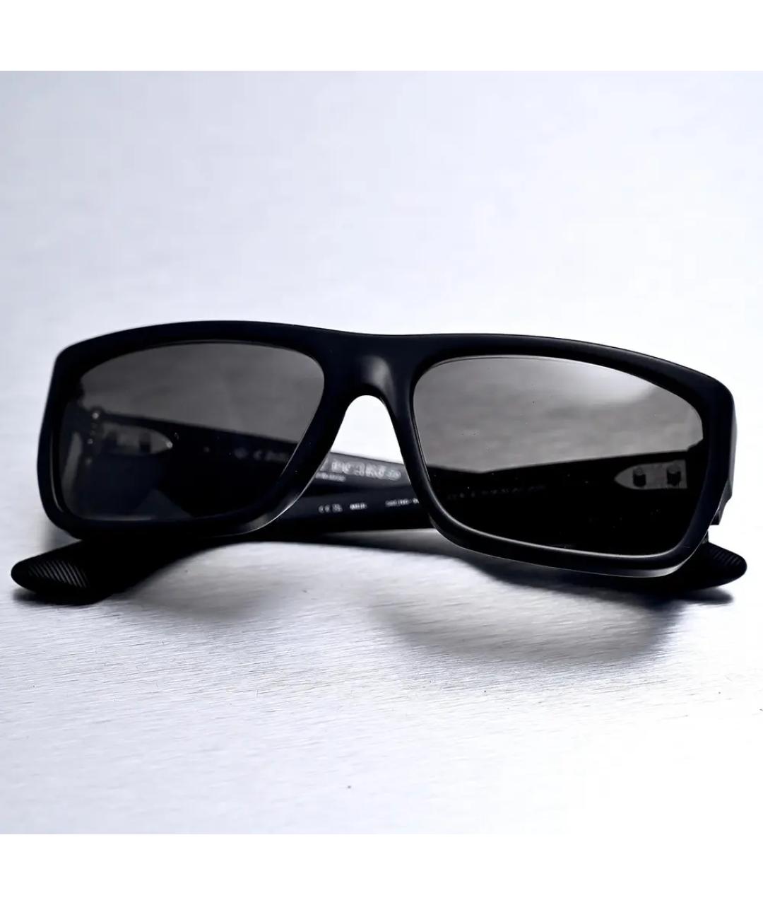 CHROME HEARTS Черные пластиковые солнцезащитные очки, фото 6