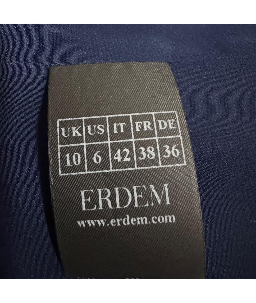 ERDEM Зеленые вискозное повседневное платье, фото 4