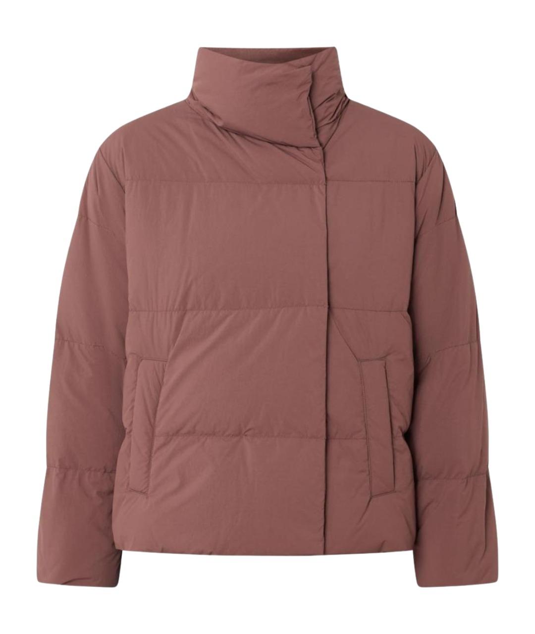 WEEKEND MAX MARA Коричневый полиэстеровый пуховик, фото 1