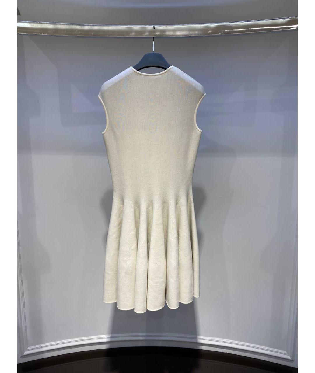 ALEXANDER MCQUEEN Мульти шерстяное платье, фото 3