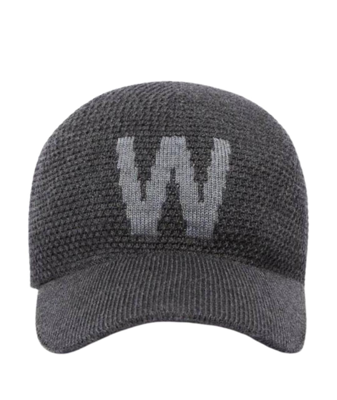 WEEKEND MAX MARA Серая шерстяная кепка, фото 1