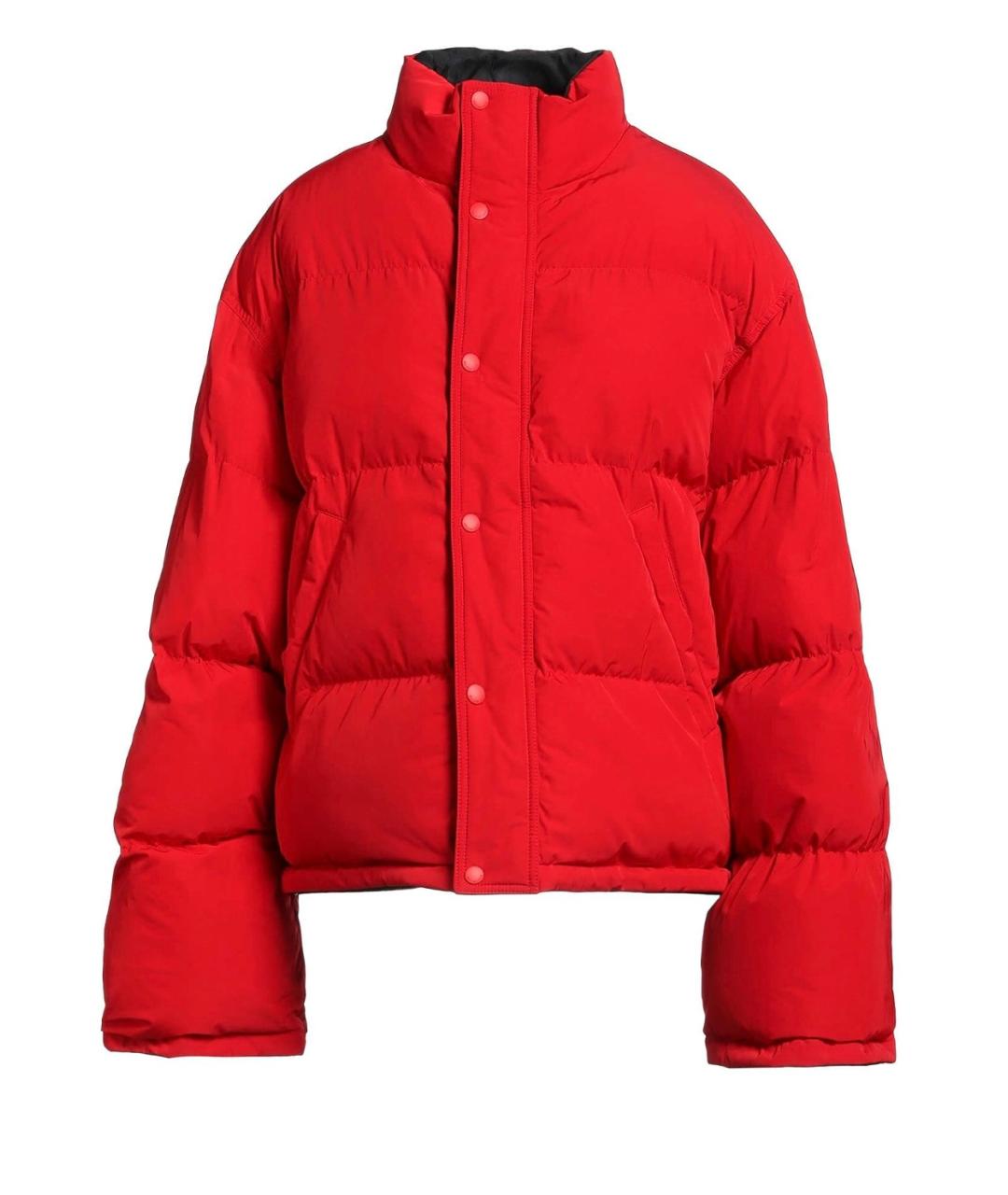 BALENCIAGA Красный полиэстеровый пуховик, фото 10