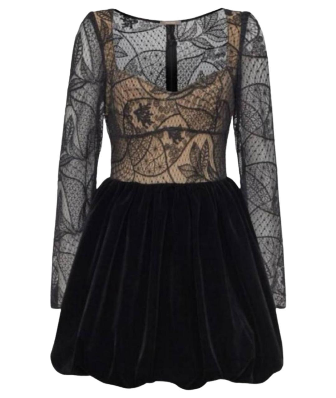 12 STOREEZ Черное бархатное коктейльное платье, фото 1