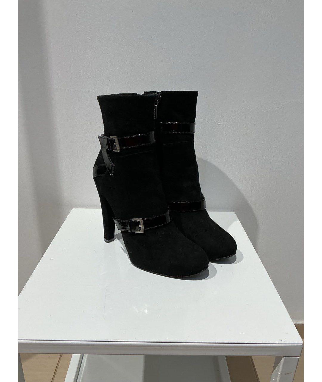 CASADEI Черные замшевые ботильоны, фото 2