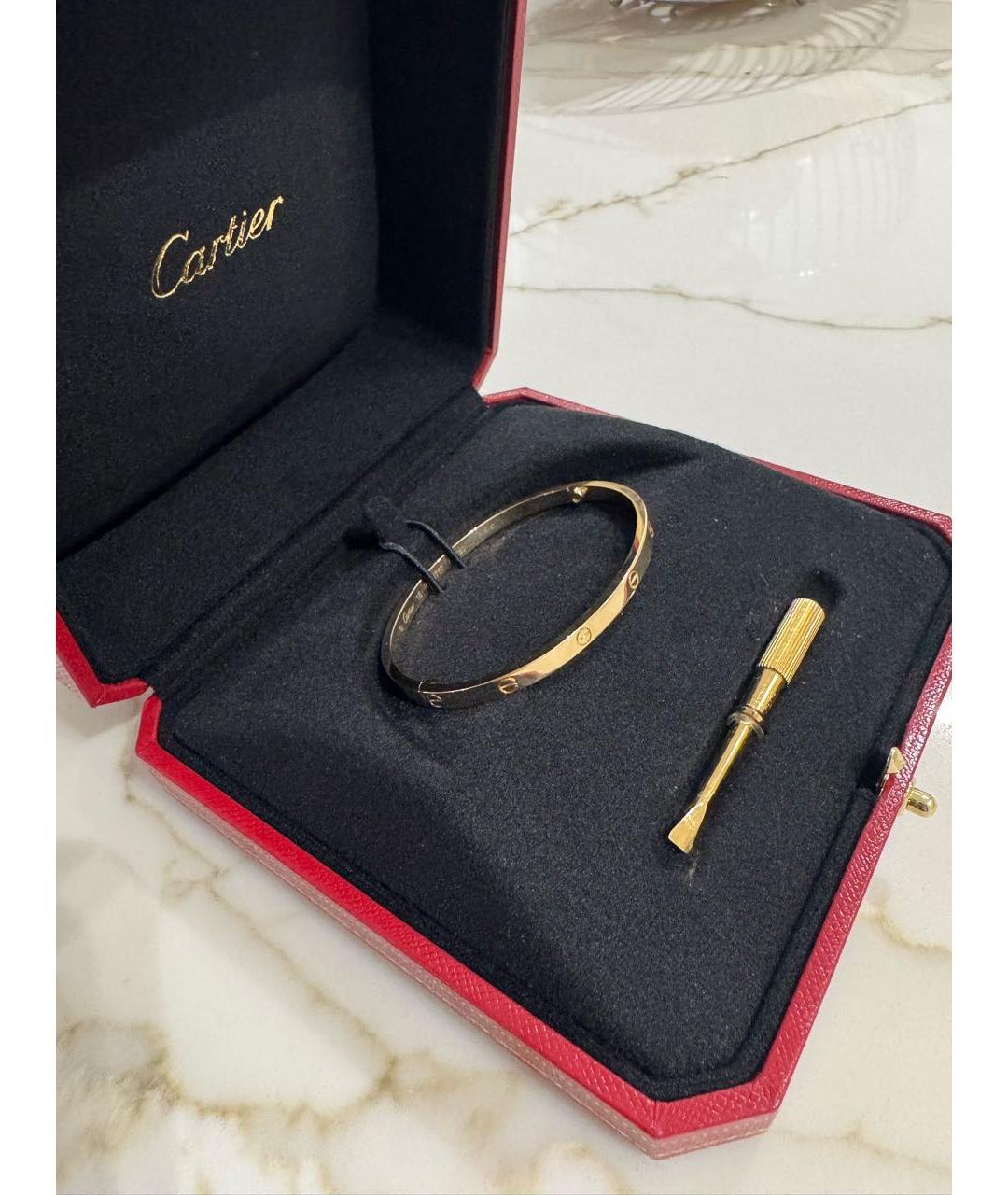 CARTIER Золотой браслет из желтого золота, фото 8