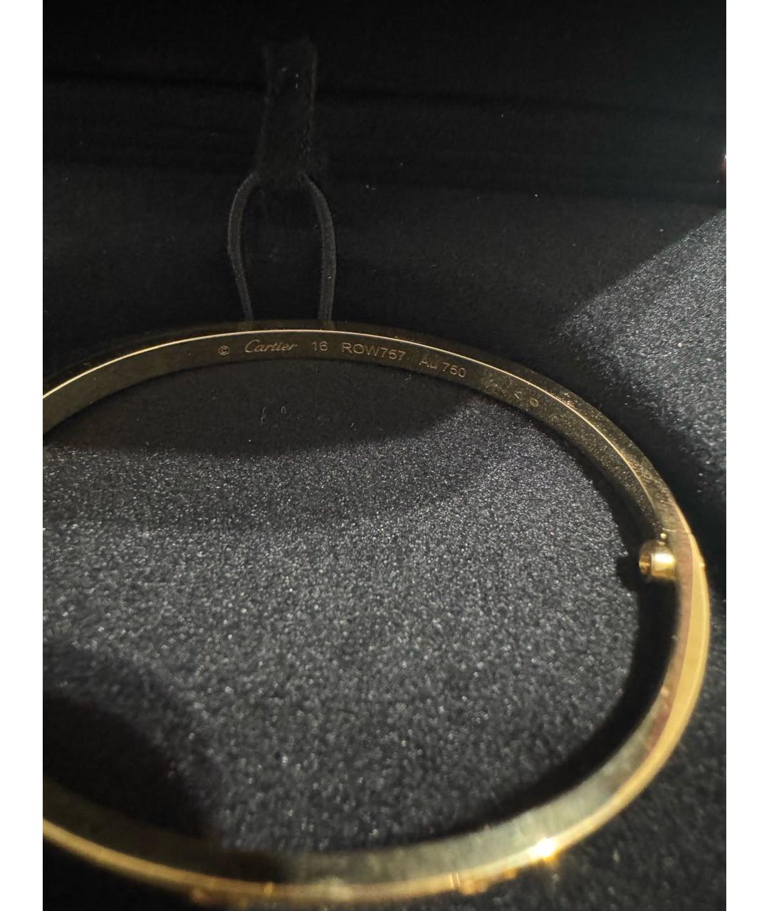 CARTIER Золотой браслет из желтого золота, фото 3