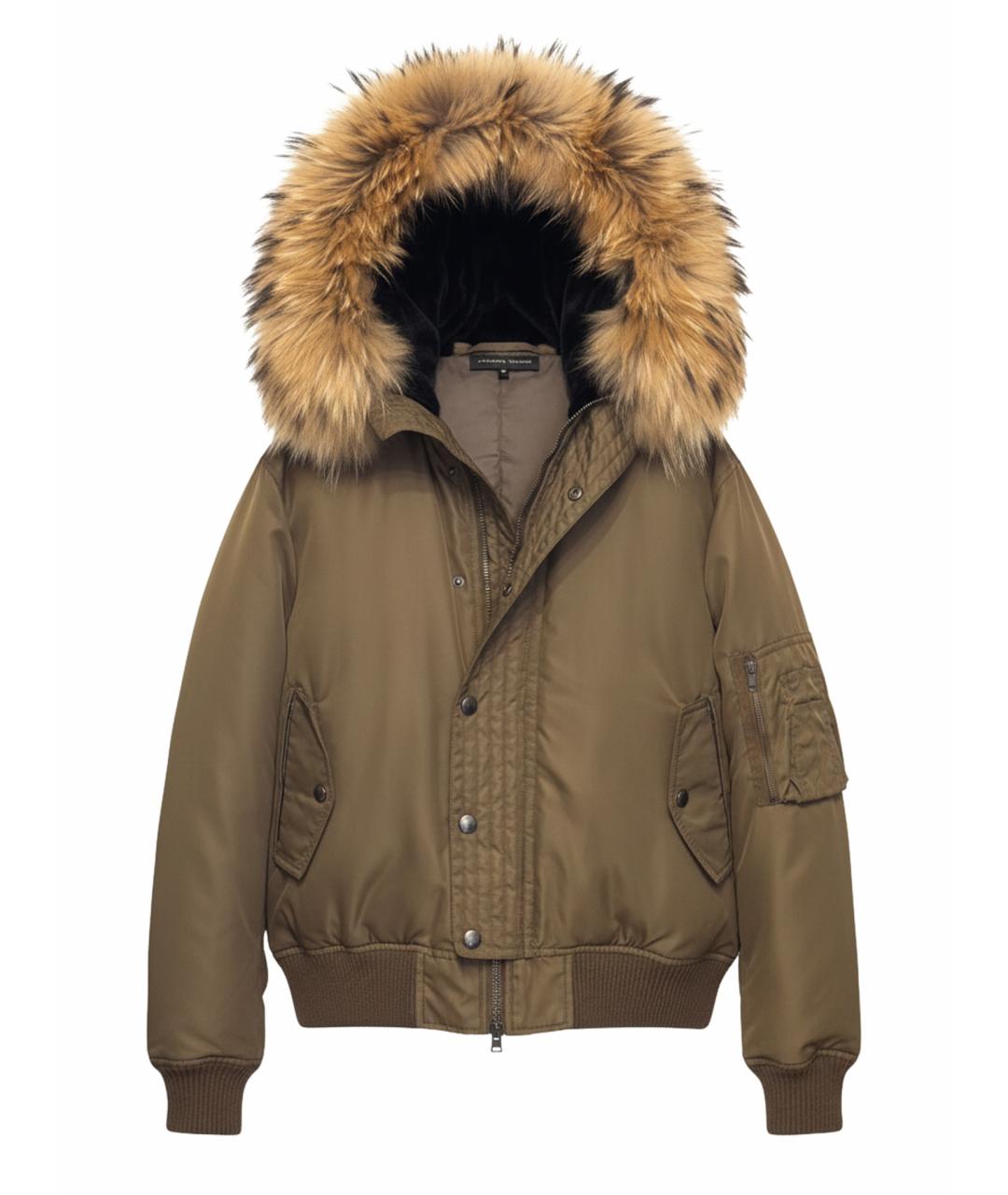 ALEXANDER TEREKHOV Хаки полиамидовый пуховик, фото 1