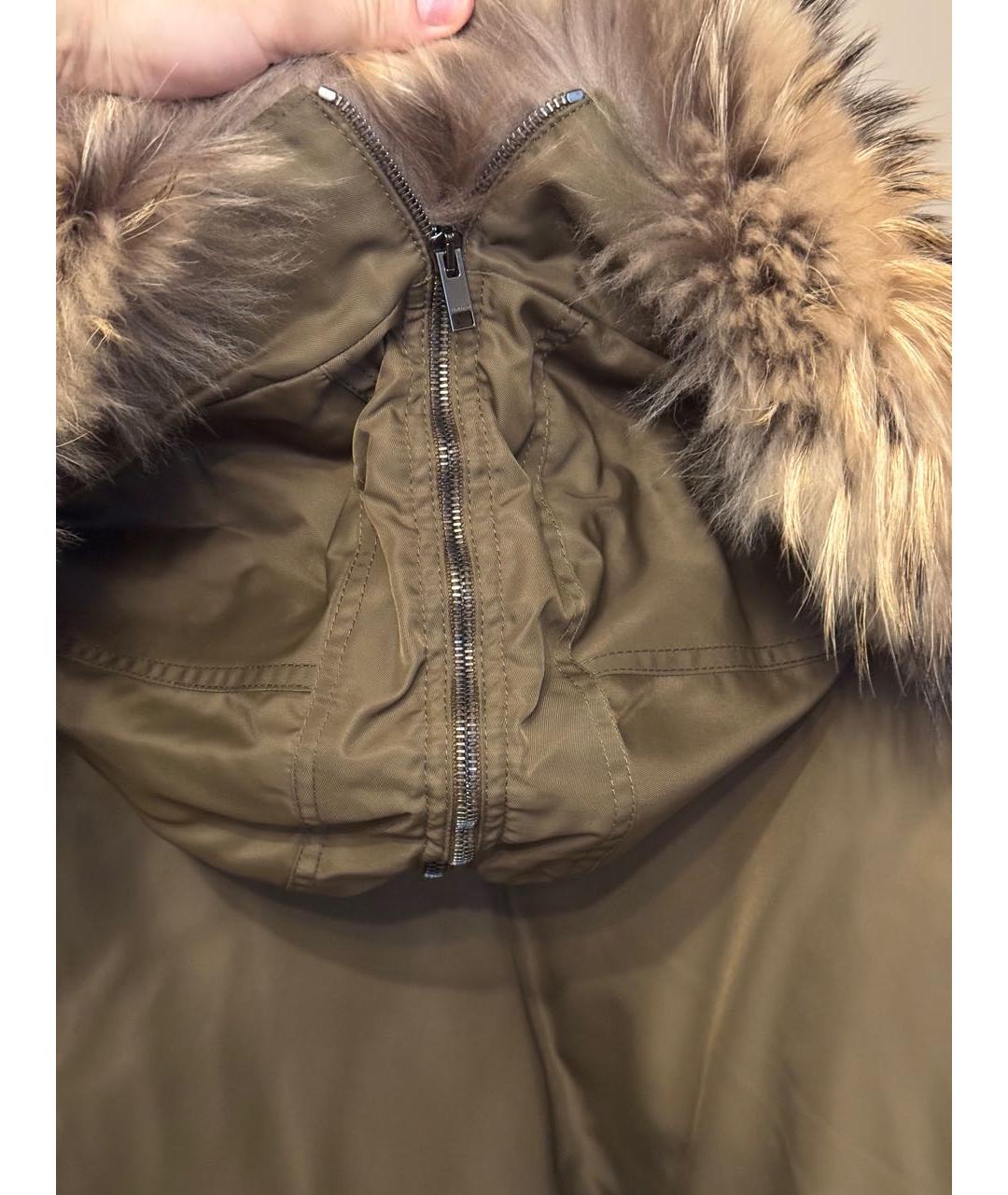 ALEXANDER TEREKHOV Хаки полиамидовый пуховик, фото 8