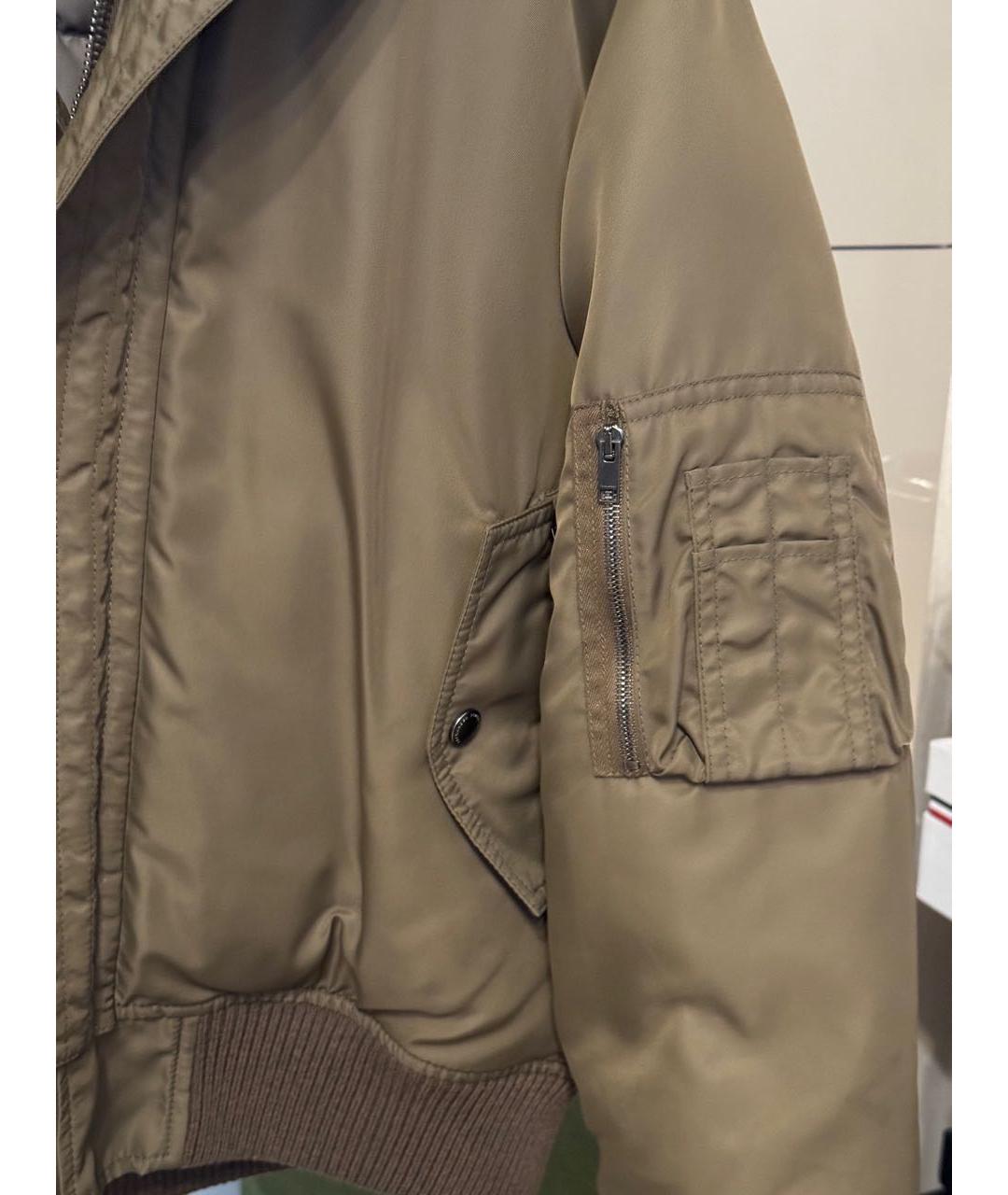 ALEXANDER TEREKHOV Хаки полиамидовый пуховик, фото 6