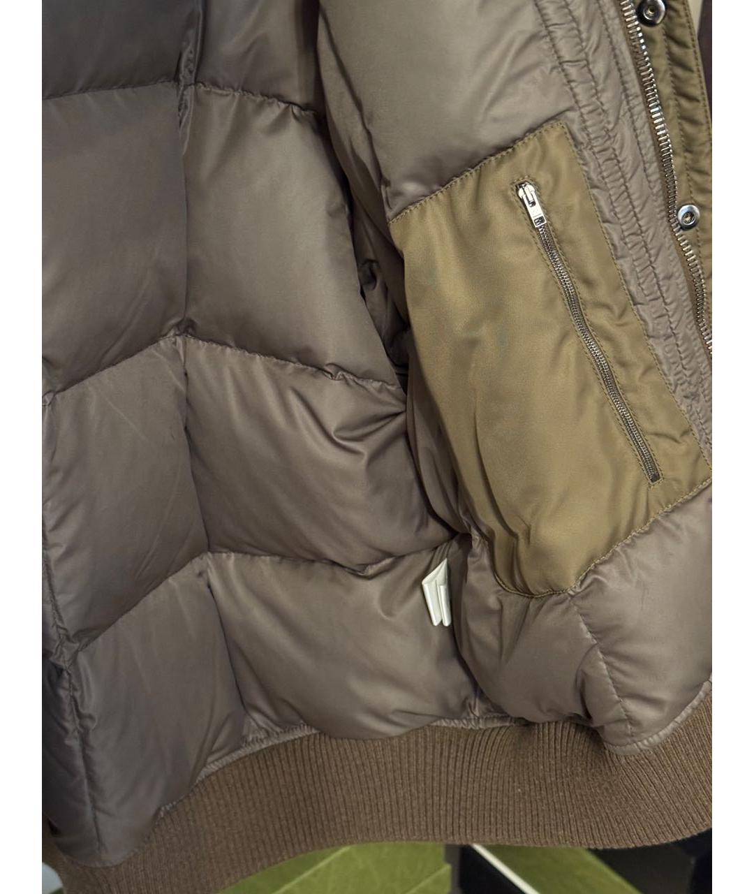 ALEXANDER TEREKHOV Хаки полиамидовый пуховик, фото 5