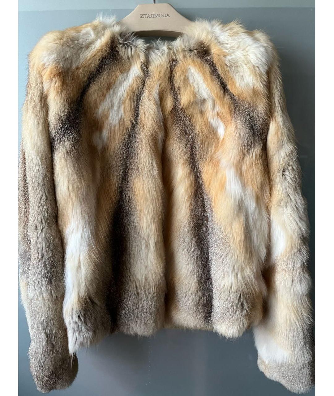 JIL SANDER Мульти меховая шуба, фото 9