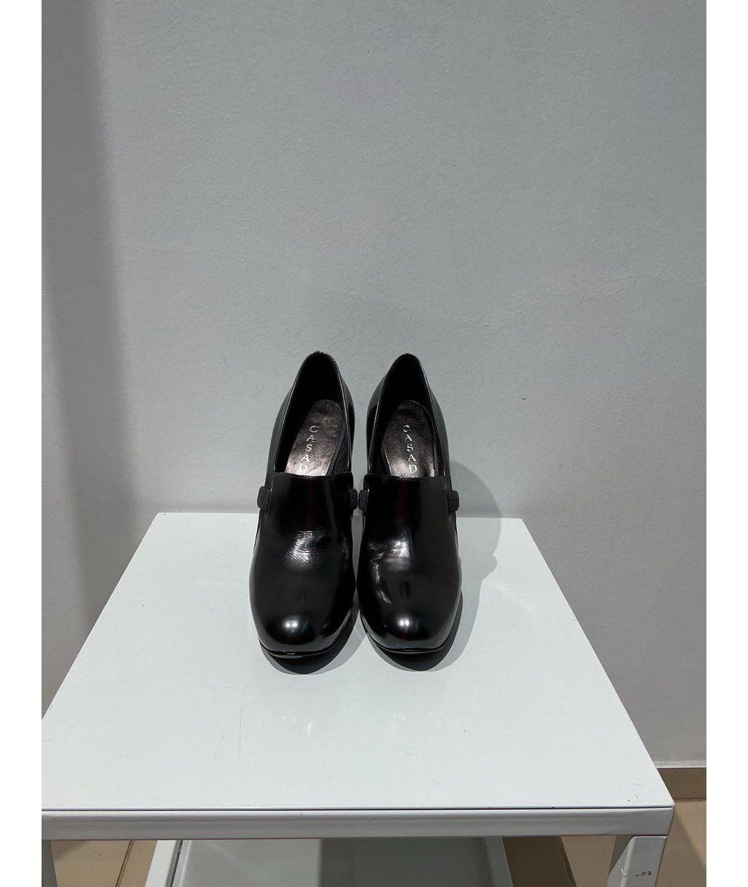 CASADEI Черные кожаные туфли, фото 3
