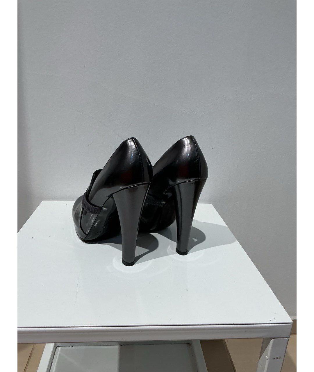 CASADEI Черные кожаные туфли, фото 2