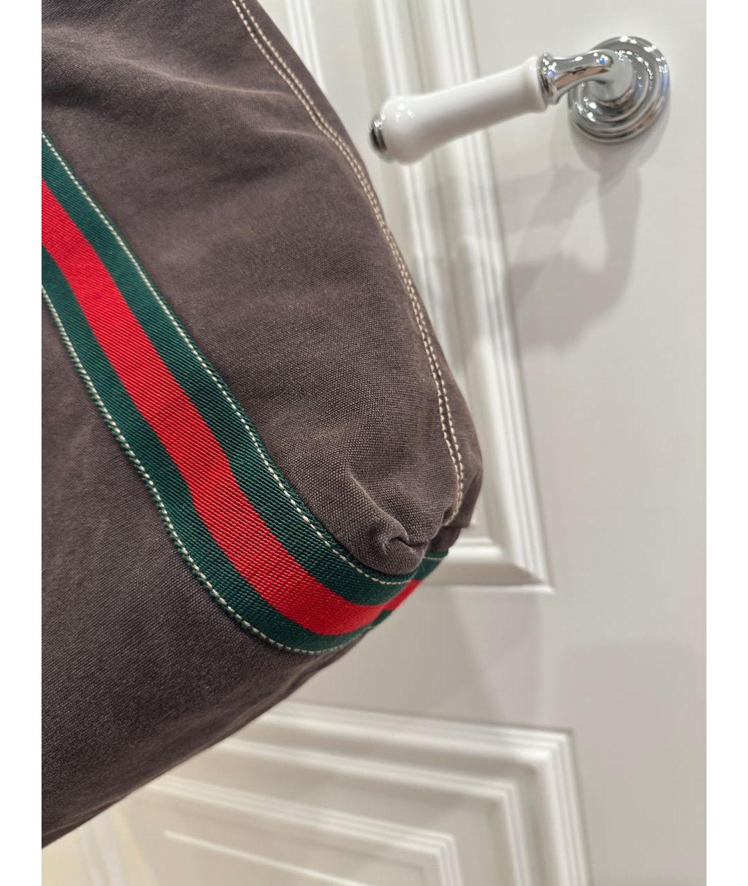 GUCCI Мульти тканевая сумка с короткими ручками, фото 4