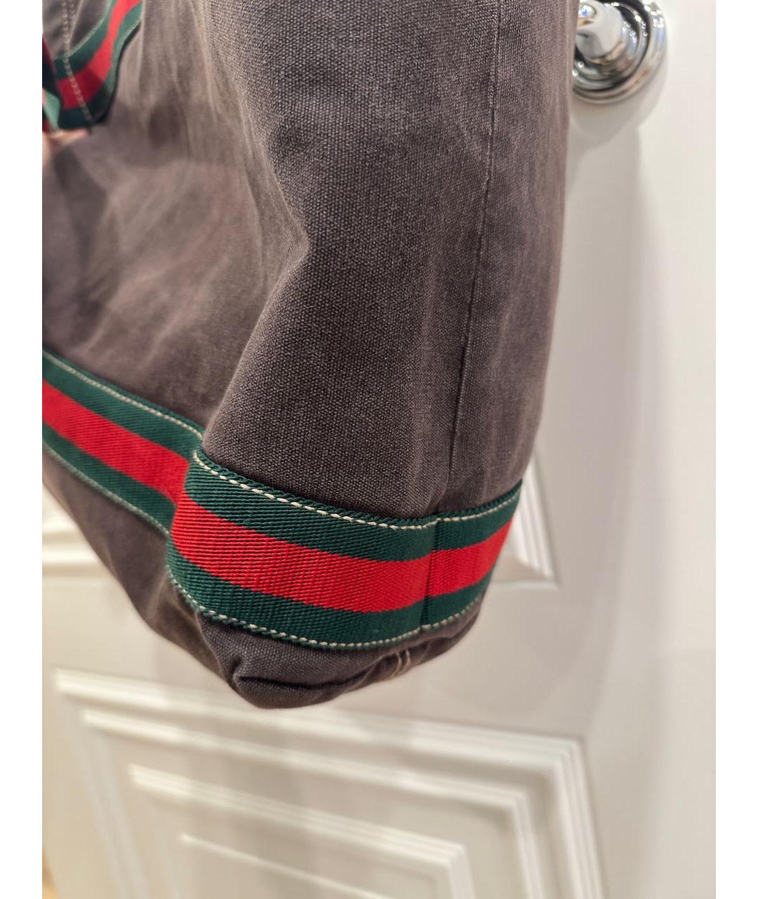 GUCCI Мульти тканевая сумка с короткими ручками, фото 5