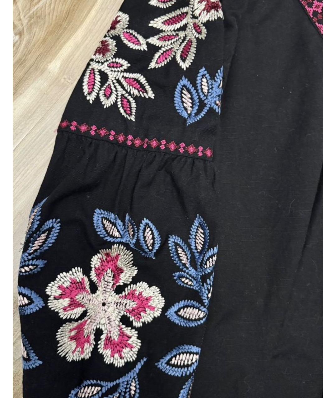 TORY BURCH Черное хлопковое коктейльное платье, фото 4