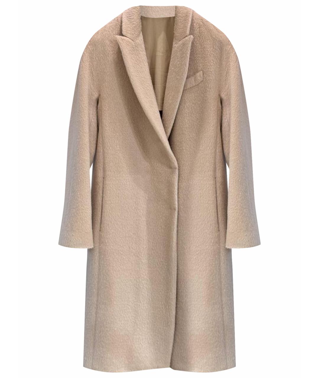BRUNELLO CUCINELLI Бежевое шерстяное пальто, фото 1