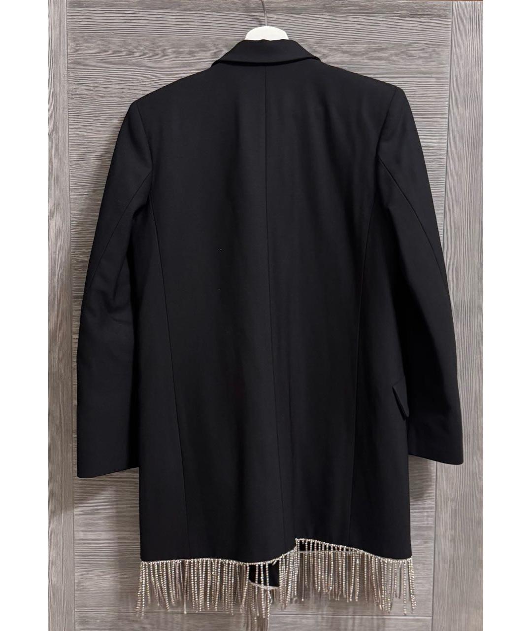 GIUSEPPE DI MORABITO Черное шерстяное коктейльное платье, фото 2