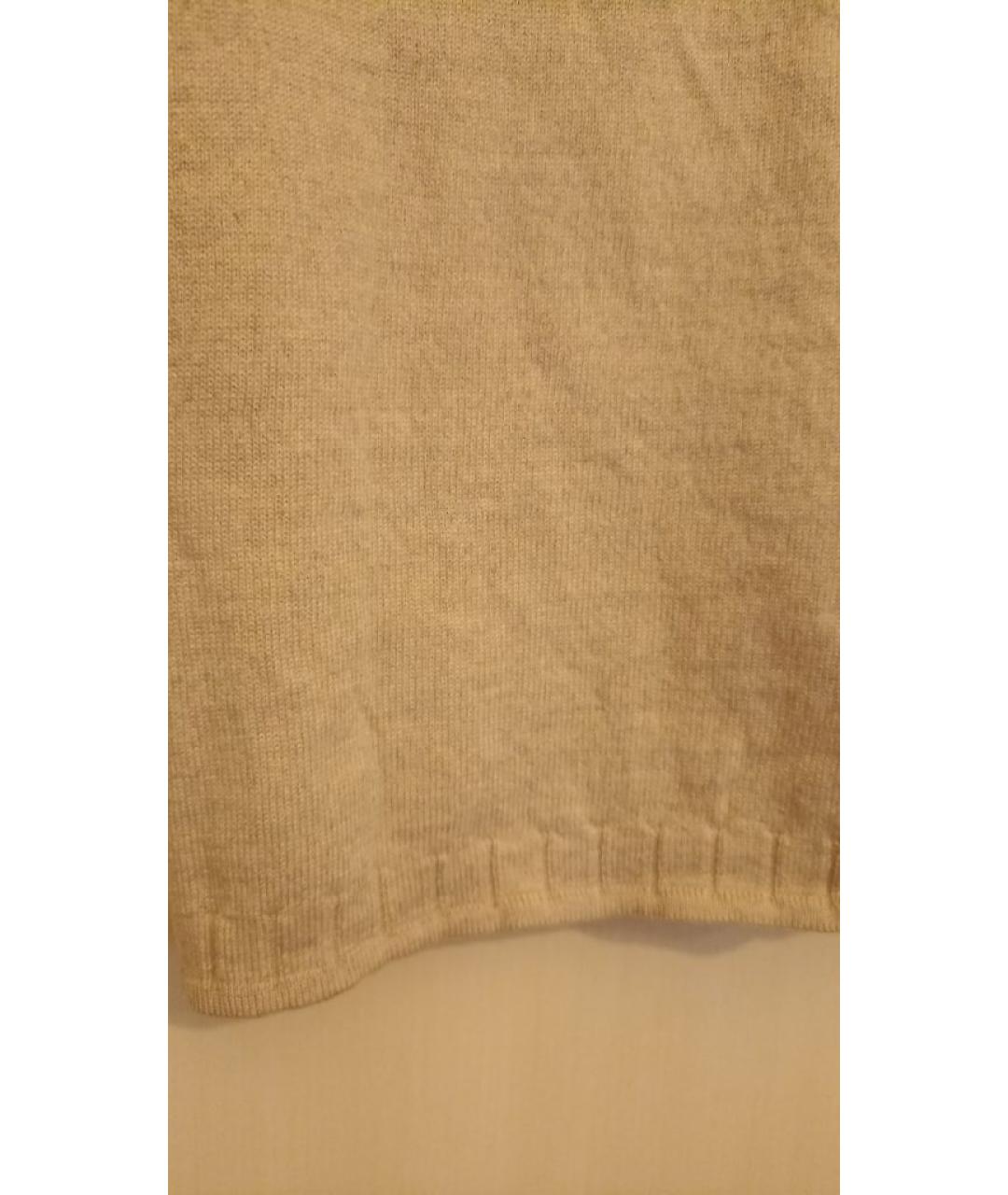 CELINE Бежевый шерстяной джемпер / свитер, фото 5