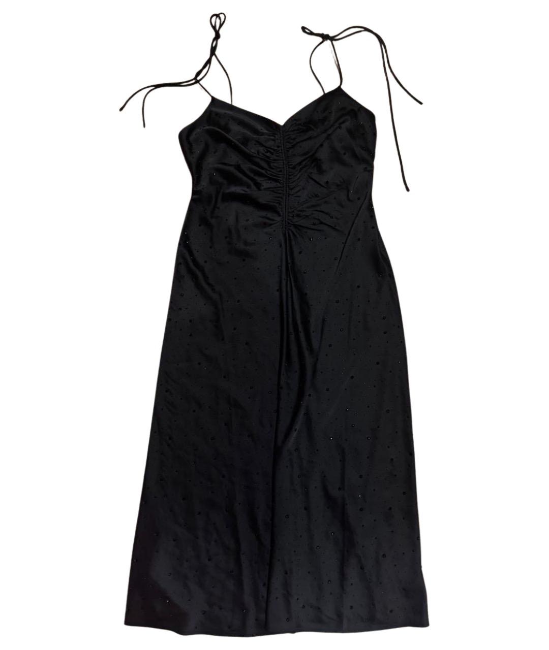 DKNY Черное полиэстеровое вечернее платье, фото 1