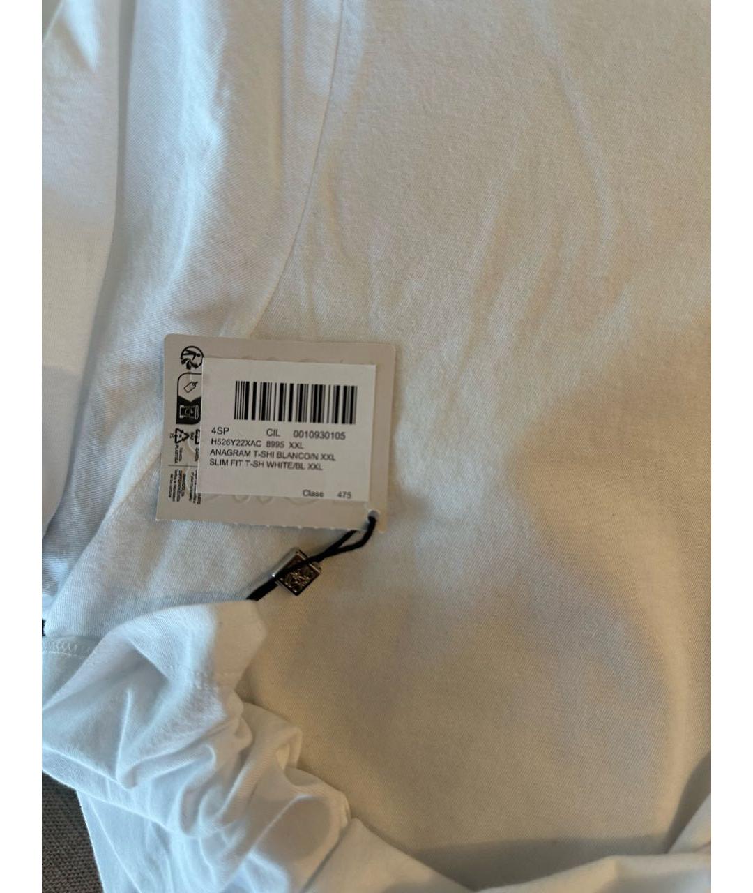 LOEWE Белая хлопковая футболка, фото 5