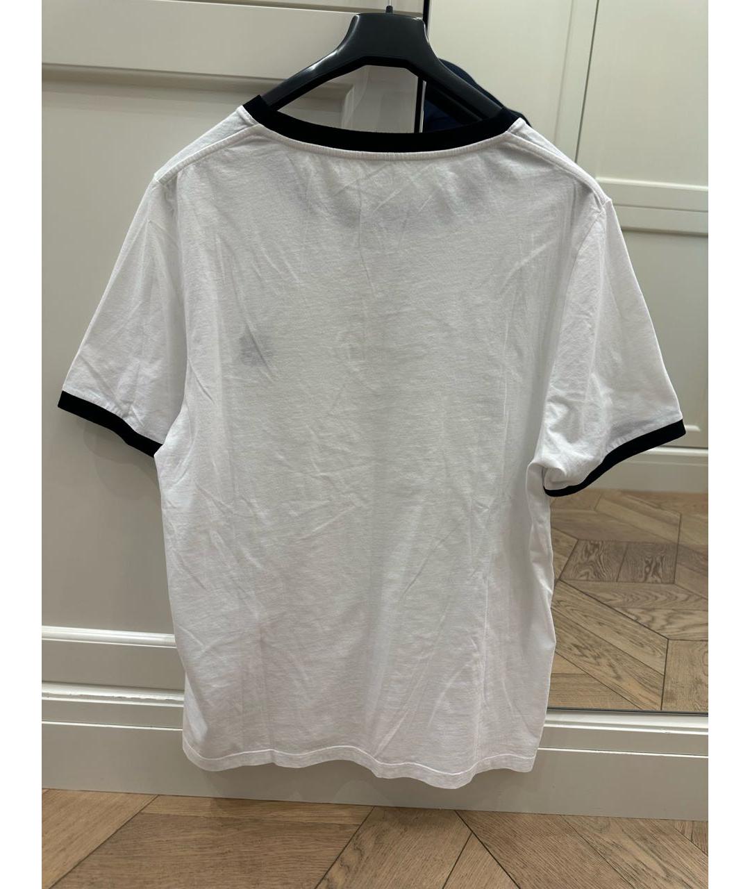 LOEWE Белая хлопковая футболка, фото 2