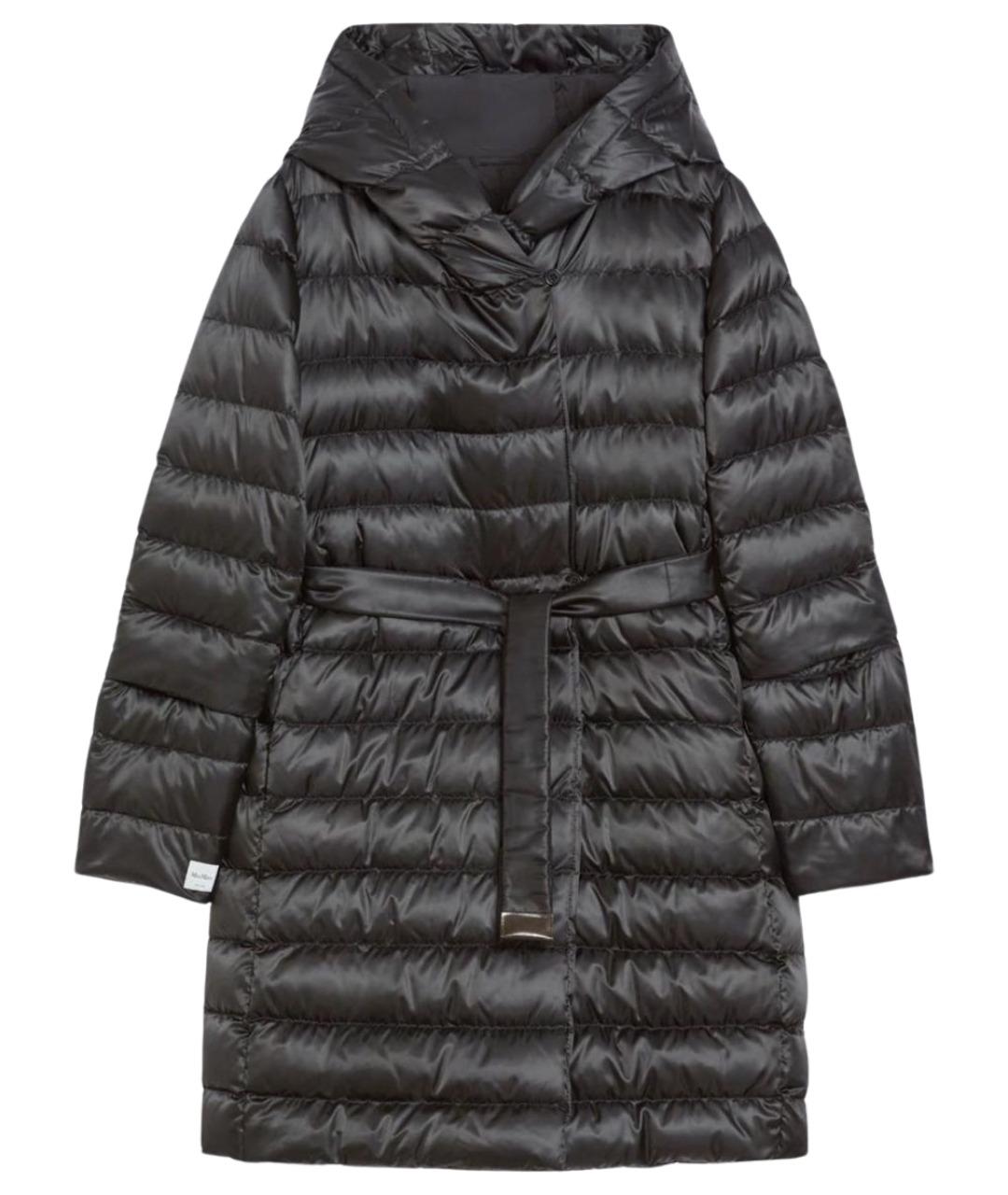 MAX MARA THE CUBE Черный полиамидовый пуховик, фото 1