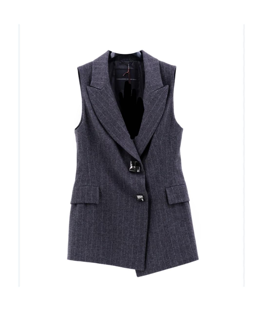 ERMANNO SCERVINO Серый жилет, фото 2